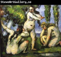 Paul Cezanne Three Bathers